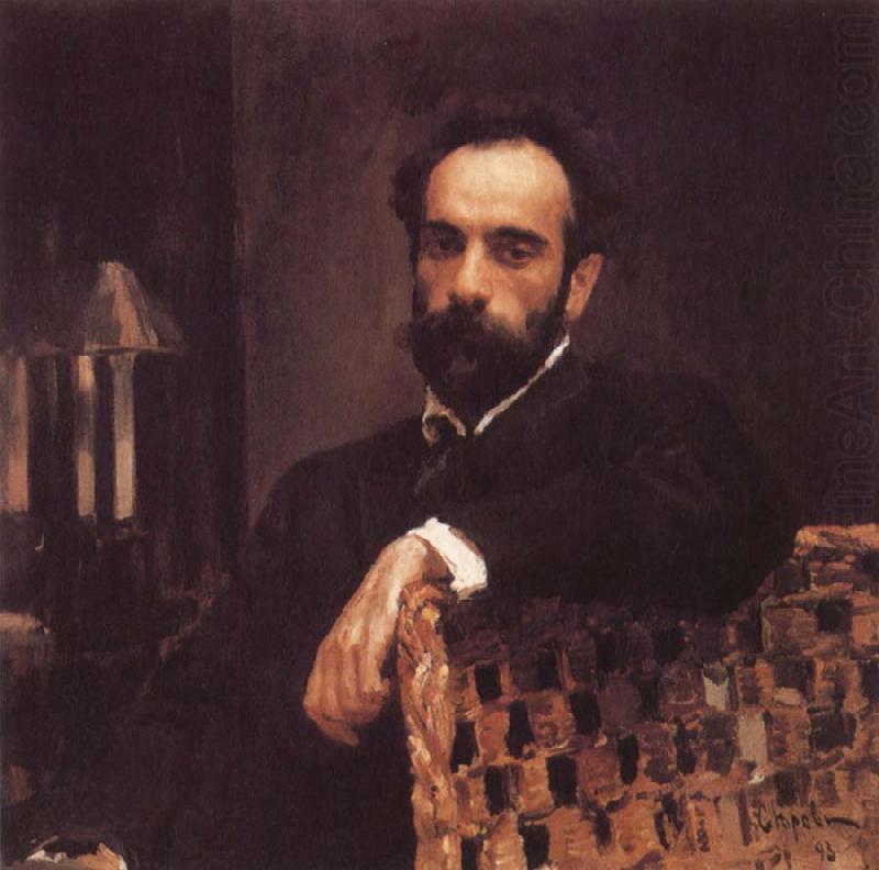 Portrait of the Artist Isaac Levitan, Valentin Serov